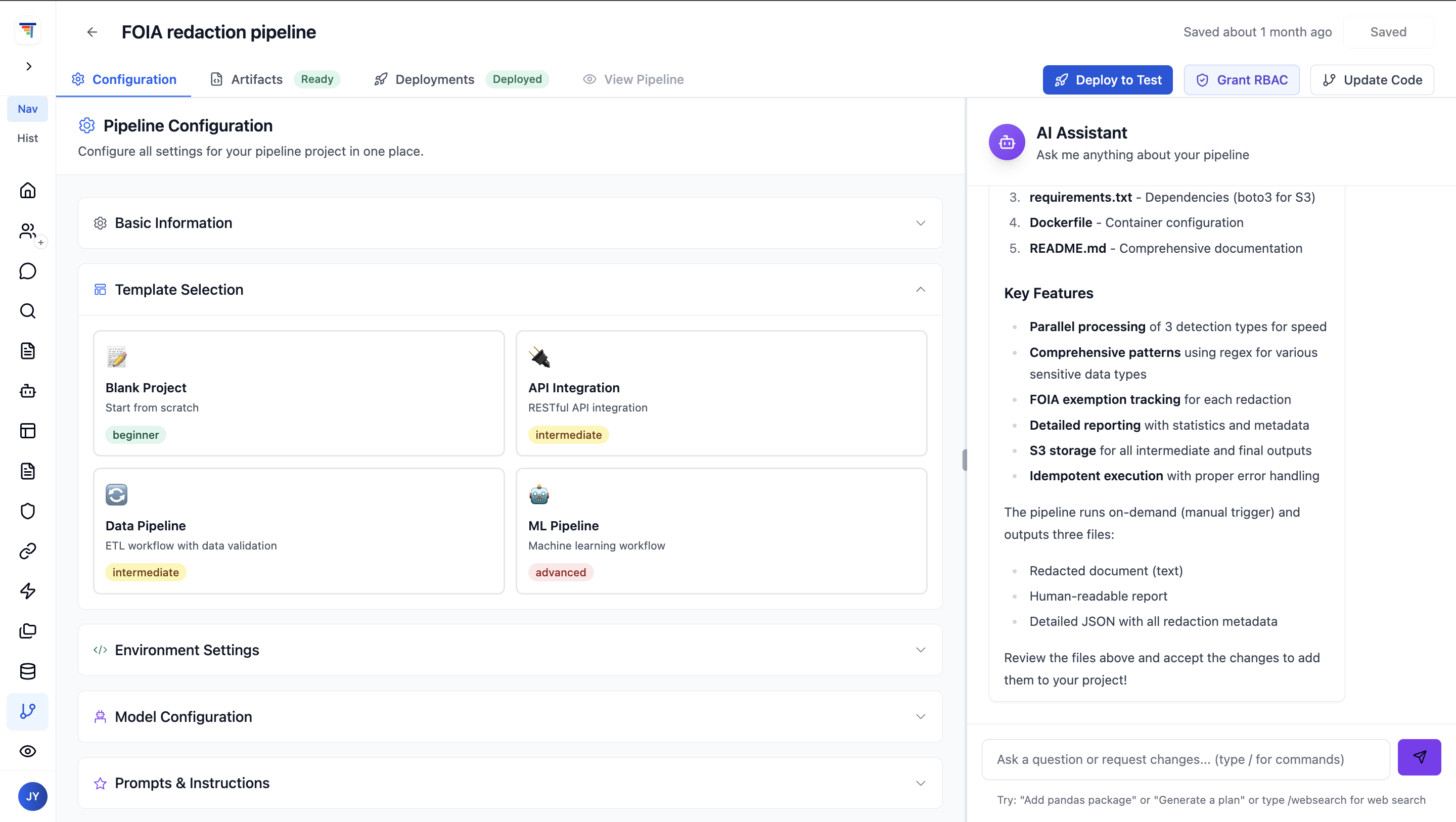 Agentic ETL pipeline in ThinkStack