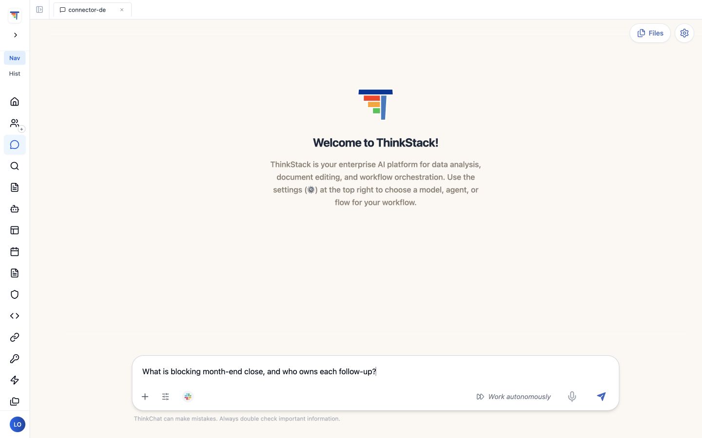 ThinkStack fixture: r9-slack-typed